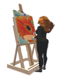 Animated Painting Easels